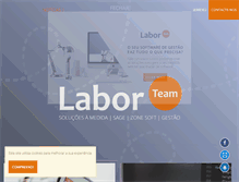 Tablet Screenshot of laborteam.pt